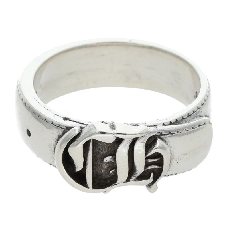 Chrome Hearts BELTED CH SML Logo Silver Ring Size US 7