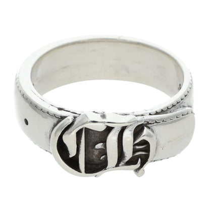 Chrome Hearts BELTED CH SML Logo Silver Ring Size US 7