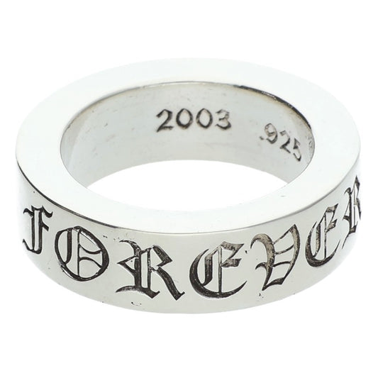Chrome Hearts 6mm SPACER FOREVER Silver Ring Size ONE SIZE