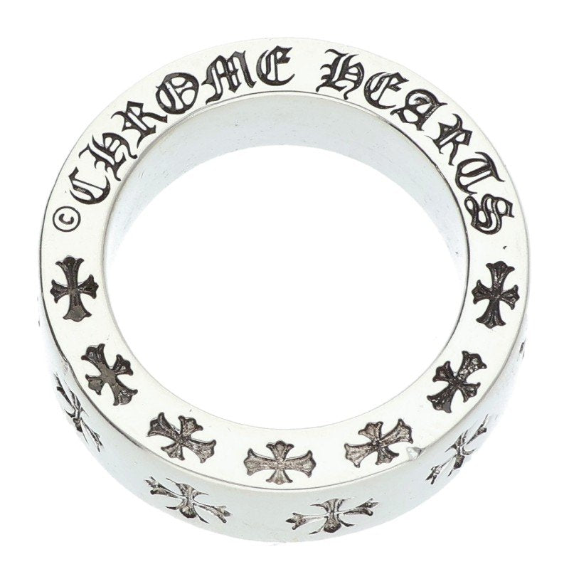 Chrome Hearts 6mm SPACER FOREVER Silver Ring Size US 4.5
