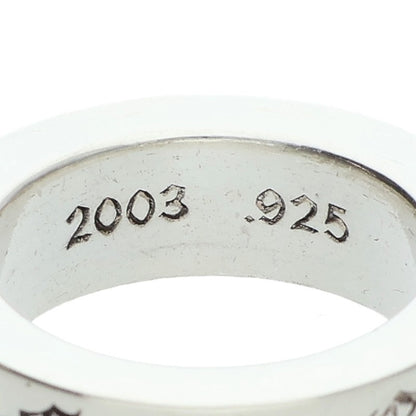 Chrome Hearts 6mm SPACER FOREVER Silver Ring Size US 4.5