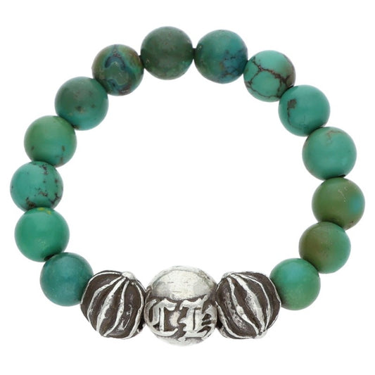 Chrome Hearts BEAD RING Turquoise Ring Size ONE SIZE