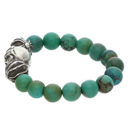 Chrome Hearts BEAD RING Turquoise Ring Size ONE SIZE