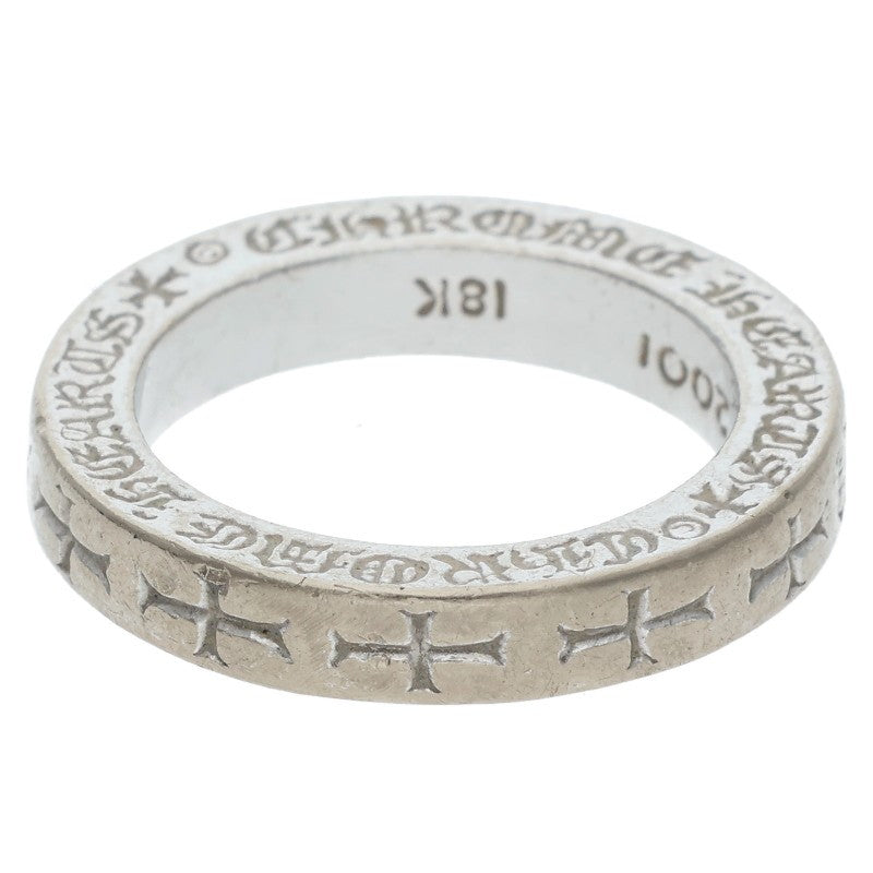 Chrome Hearts 18K 3mm Spacer WG Ring Size US 5