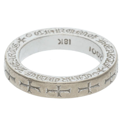 Chrome Hearts 18K 3mm Spacer WG Ring Size US 5