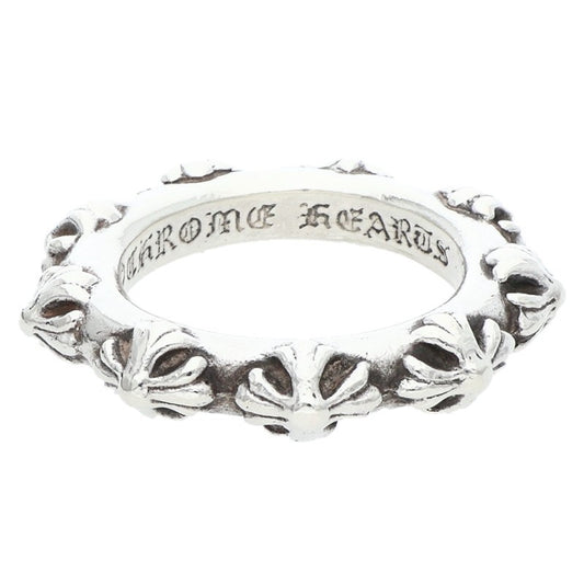 Chrome Hearts CROSS BAND 925 Silver Ring Size ONE SIZE