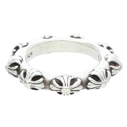 Chrome Hearts CROSS BAND 925 Silver Ring Size US 10