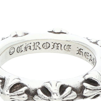 Chrome Hearts CROSS BAND 925 Silver Ring Size US 10