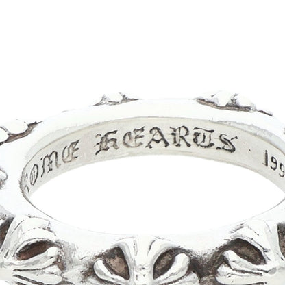 Chrome Hearts CROSS BAND 925 Silver Ring Size US 10