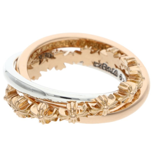 Chrome Hearts 22K Tiny E CH Plus Triple Ring Size ONE SIZE