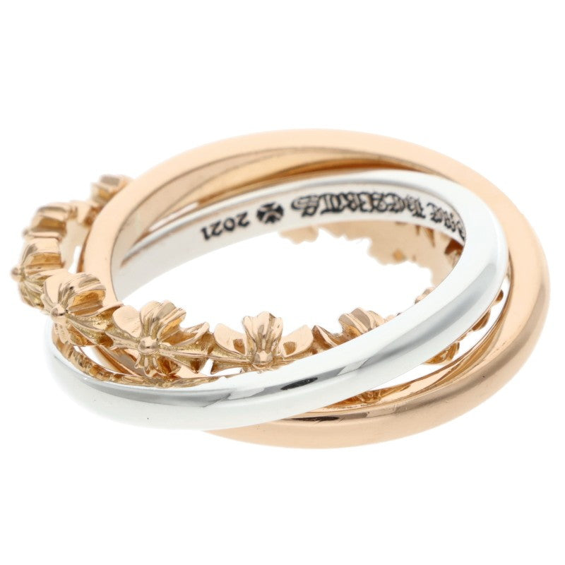 Chrome Hearts 22K Tiny E CH Plus Triple Ring Size ONE SIZE