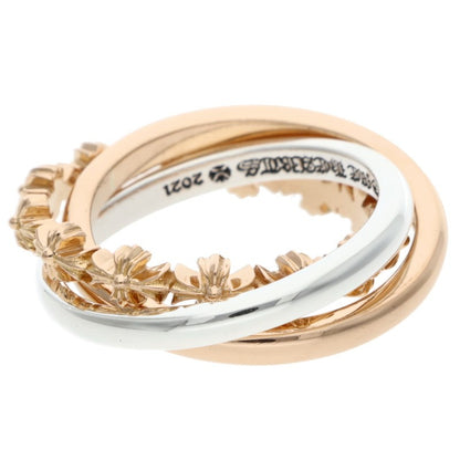 Chrome Hearts 22K Tiny E CH Plus Triple Ring Size ONE SIZE