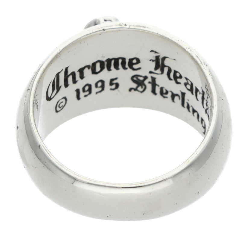 Chrome Hearts HEART IN BAND Silver Ring Size US 9
