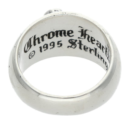 Chrome Hearts HEART IN BAND Silver Ring Size US 9