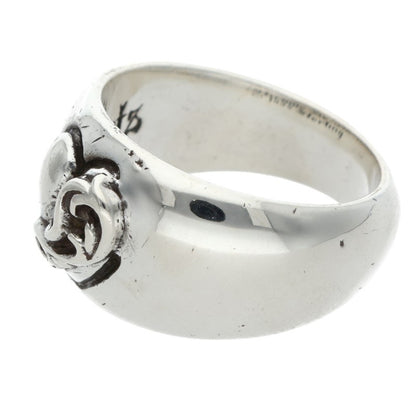 Chrome Hearts HEART IN BAND Silver Ring Size US 9
