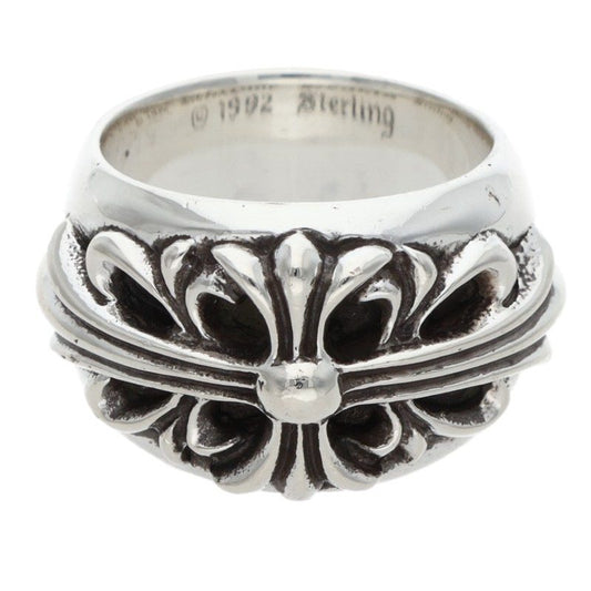 Chrome Hearts FLRL CRS Silver Ring Size ONE SIZE