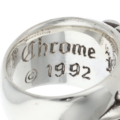 Chrome Hearts FLRL CRS Silver Ring Size ONE SIZE