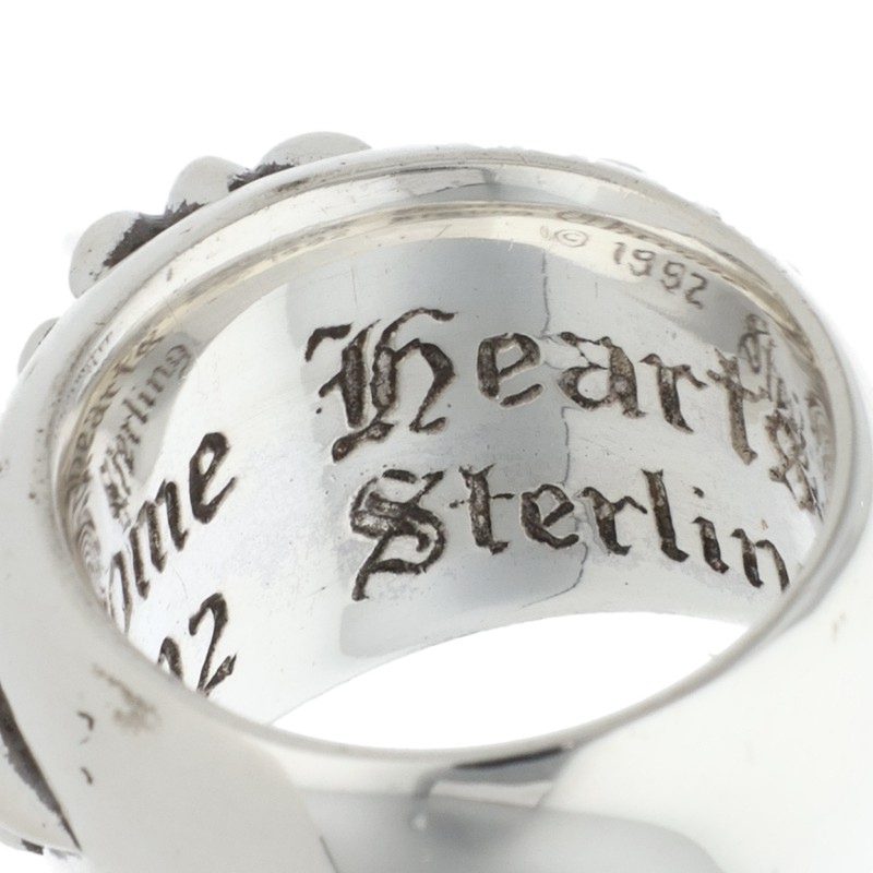Chrome Hearts FLRL CRS Silver Ring Size ONE SIZE