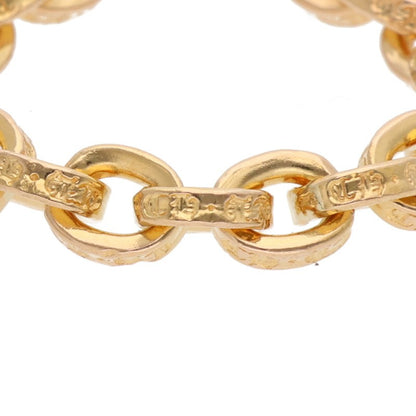 Chrome Hearts 22K PAPER CHAIN Yellow Gold Ring Size US 10