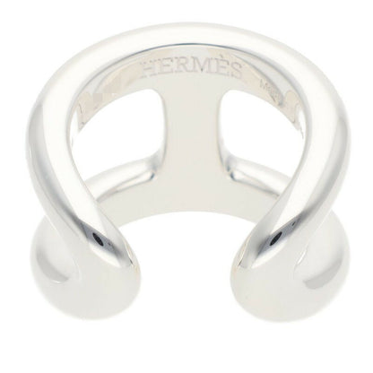 HERMES Osmose GM 925 Silver Ring Size ONE SIZE