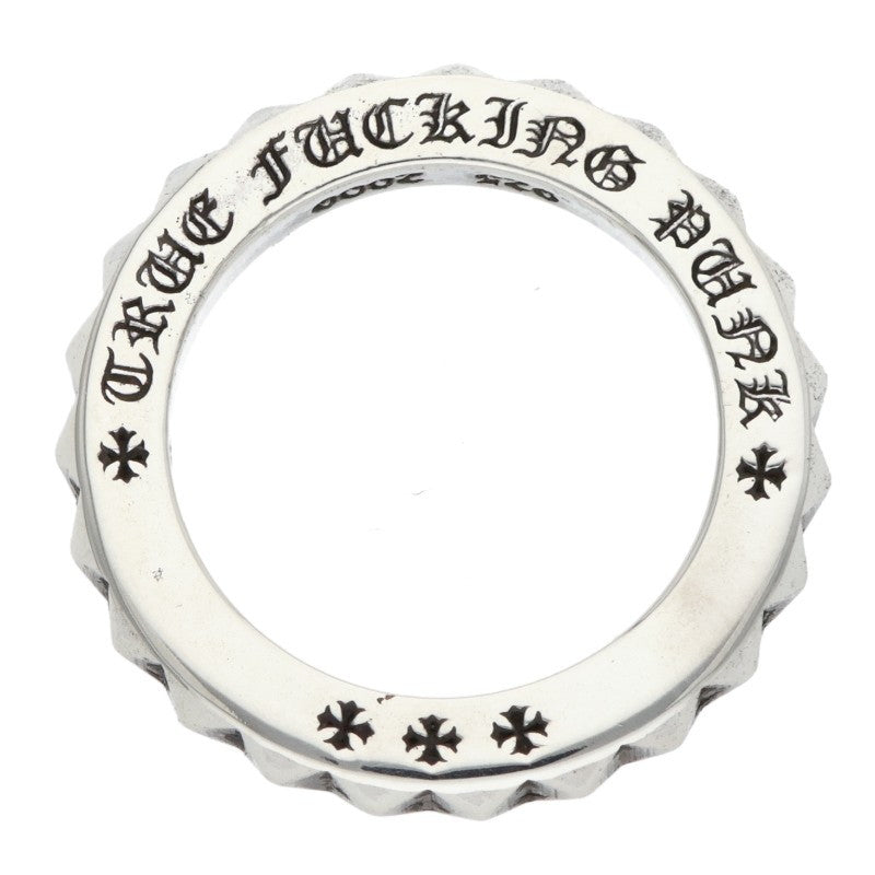 Chrome Hearts TFP PNK BIG Ring Silver Size JP 8 (Silver 4.37g)