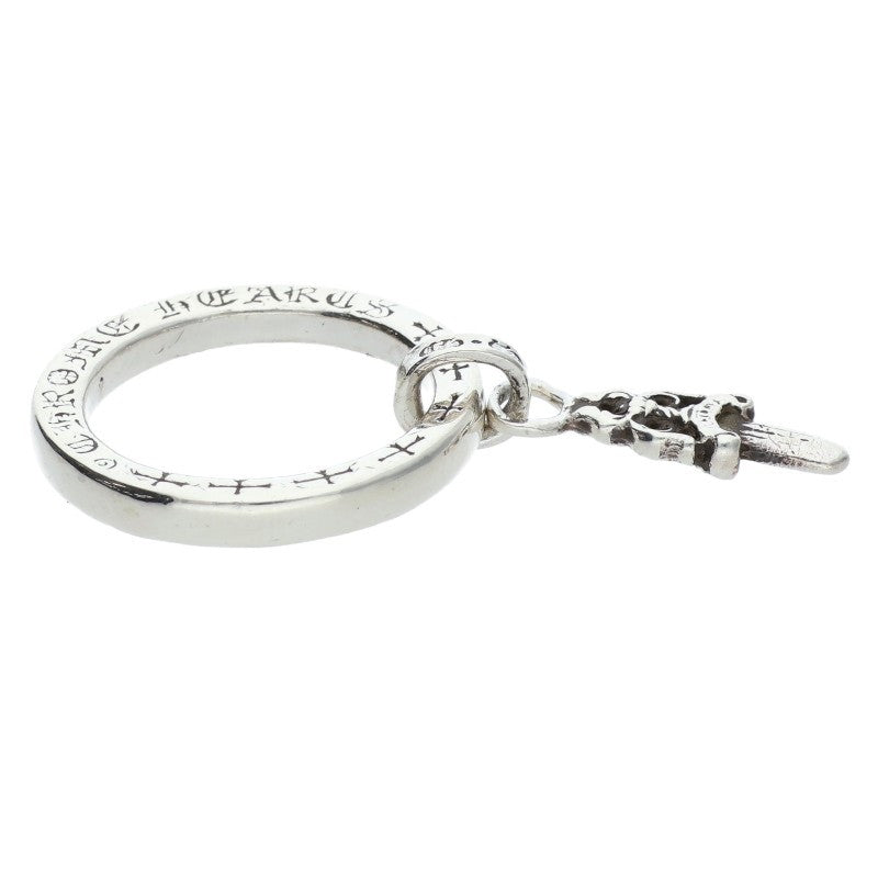 Chrome Hearts NTFL W Dagger Silver Ring Size US 6.5