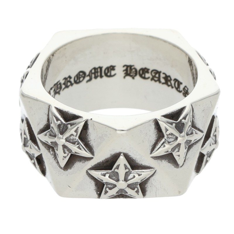 Chrome Hearts PENTAGON STAR 925 Silver Ring Size ONE SIZE