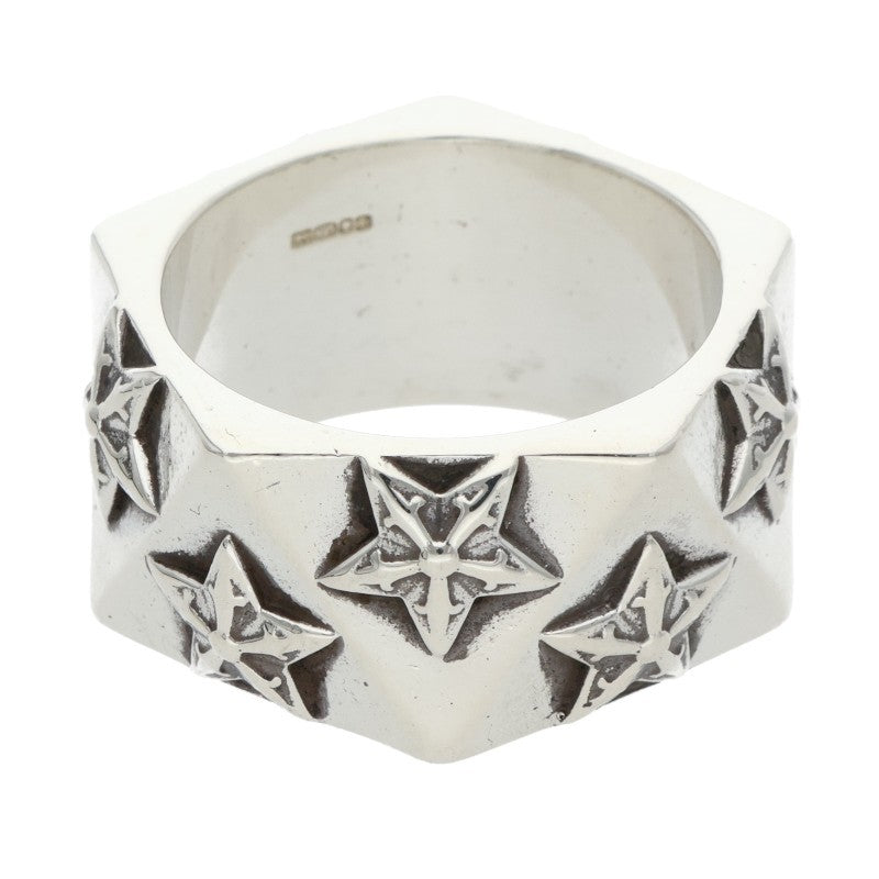 Chrome Hearts PENTAGON STAR 925 Silver Ring Size ONE SIZE