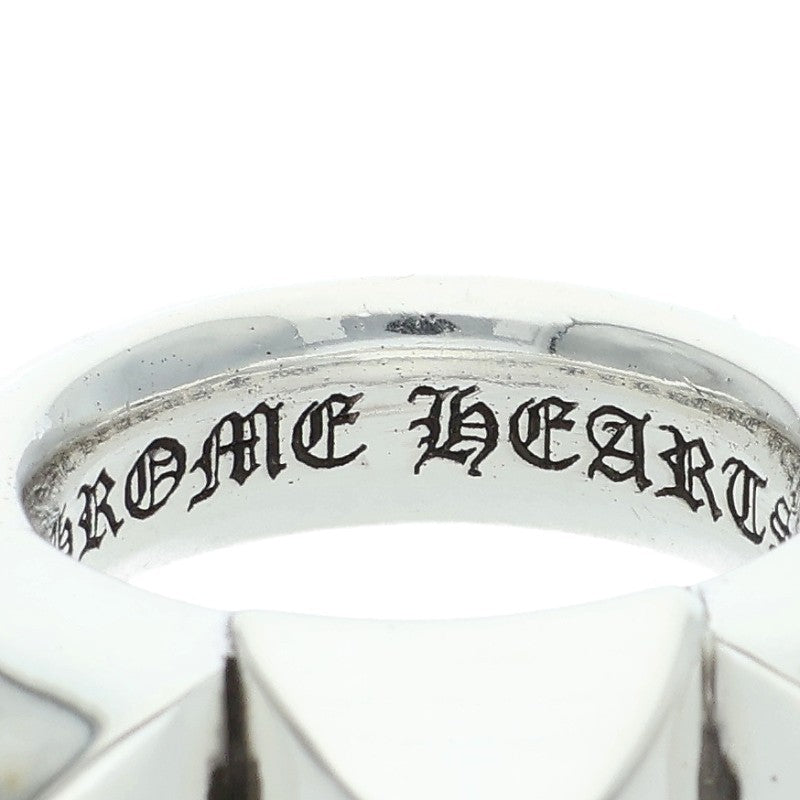 Chrome Hearts WAXD PNK Waxed Punk Silver Ring Size US 6