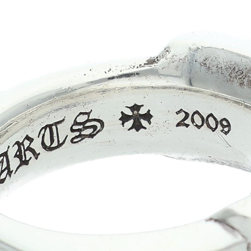 Chrome Hearts WAXD PNK Waxed Punk Silver Ring Size US 6