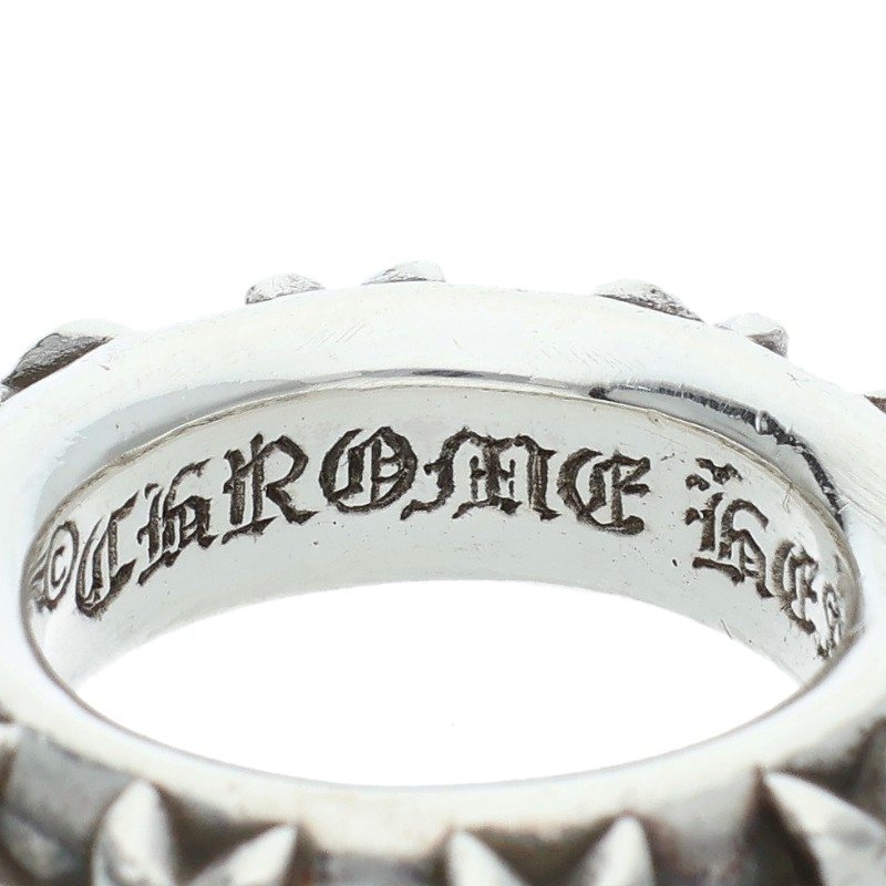 Chrome Hearts STAR BAND Silver Ring Size ONE SIZE