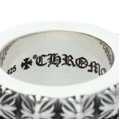 Chrome Hearts PETE PUNK DOUBLE Row Silver Ring Size US 9