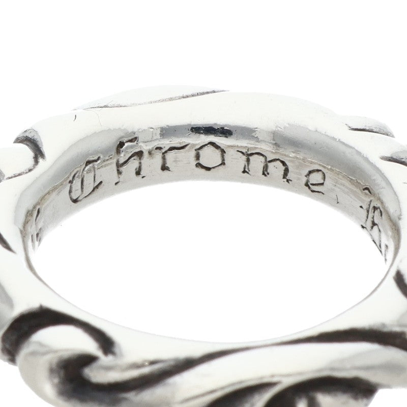Chrome Hearts SCRL BAND Ring Silver Size 7.5 (Silver 7.67g)