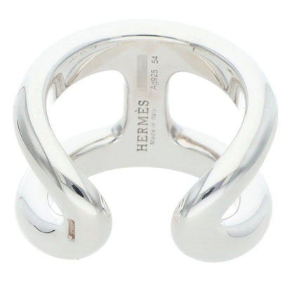 HERMES Osmose GM 925 Silver Ring Size ONE SIZE