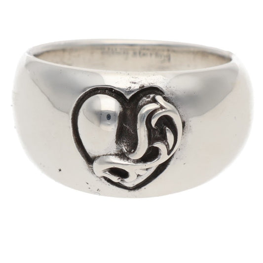 Chrome Hearts HEART IN BAND Silver Ring Size ONE SIZE