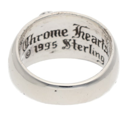 Chrome Hearts HEART IN BAND Silver Ring Size ONE SIZE