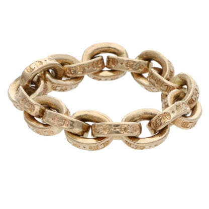 Chrome Hearts Paper Chain Gold Ring Yellow Size US 5.5