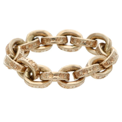 Chrome Hearts Paper Chain Gold Ring Yellow Size US 5.5