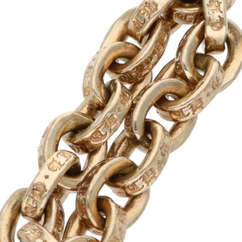 Chrome Hearts Paper Chain Gold Ring Yellow Size US 5.5
