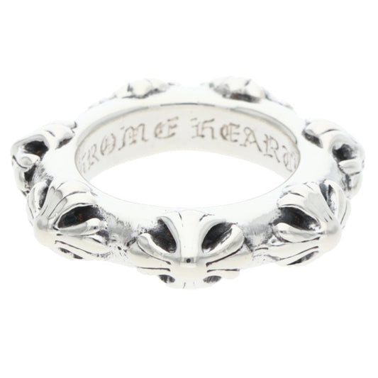 Chrome Hearts CROSS BAND Silver Ring Size ONE SIZE