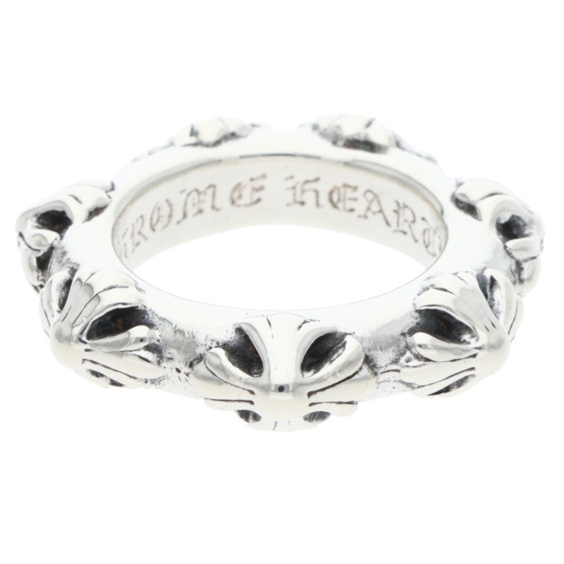 Chrome Hearts CROSS BAND Silver Ring Size US 4