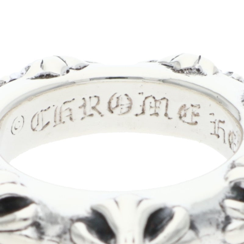 Chrome Hearts CROSS BAND Silver Ring Size US 4