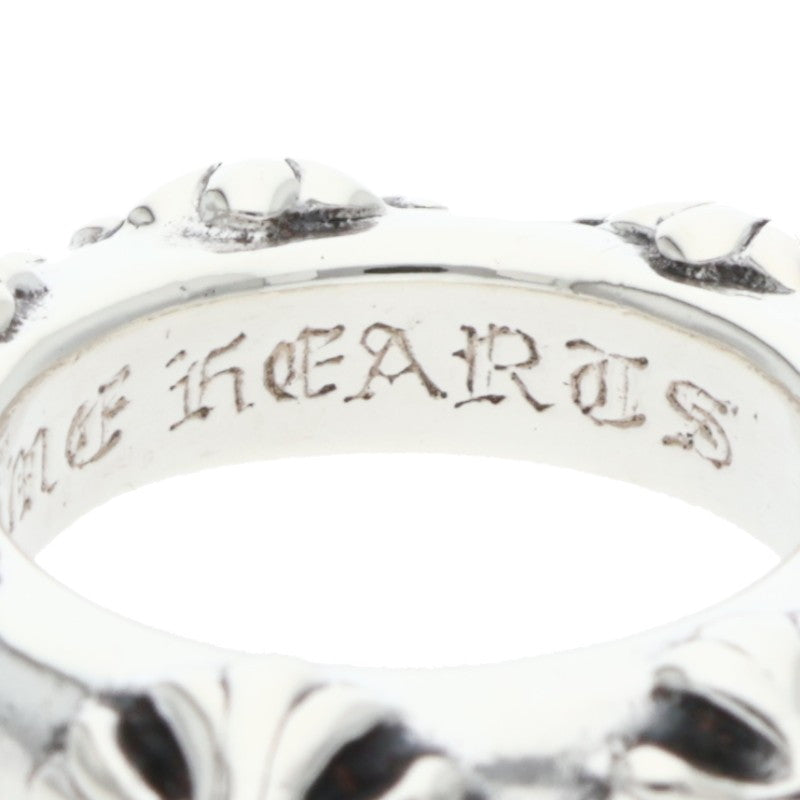 Chrome Hearts CROSS BAND Silver Ring Size US 4
