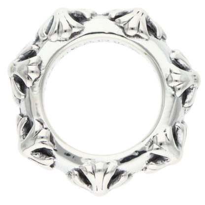 Chrome Hearts CROSS BAND Silver Ring Size US 4