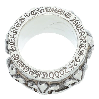 Chrome Hearts RING SPINNER BS FLUER Silver Size US 9.5