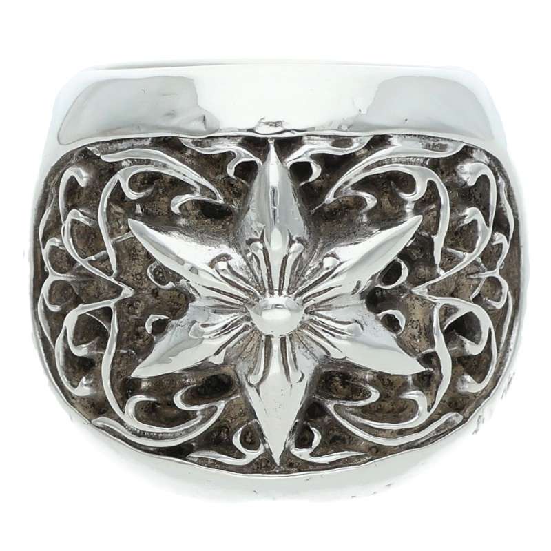Chrome Hearts CLSSC OVAL STAR Silver Ring Size US 10