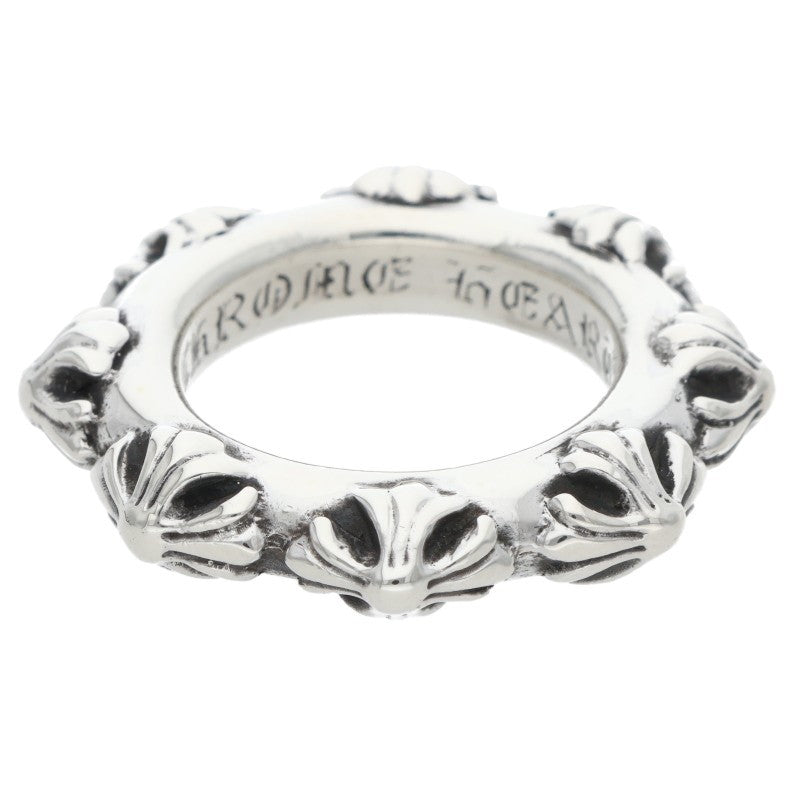 Chrome Hearts CROSS BAND Silver Ring Size US 5