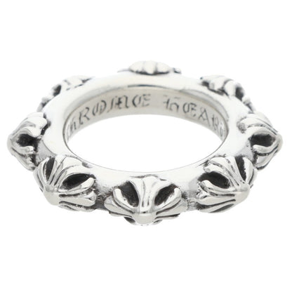 Chrome Hearts CROSS BAND Silver Ring Size US 5