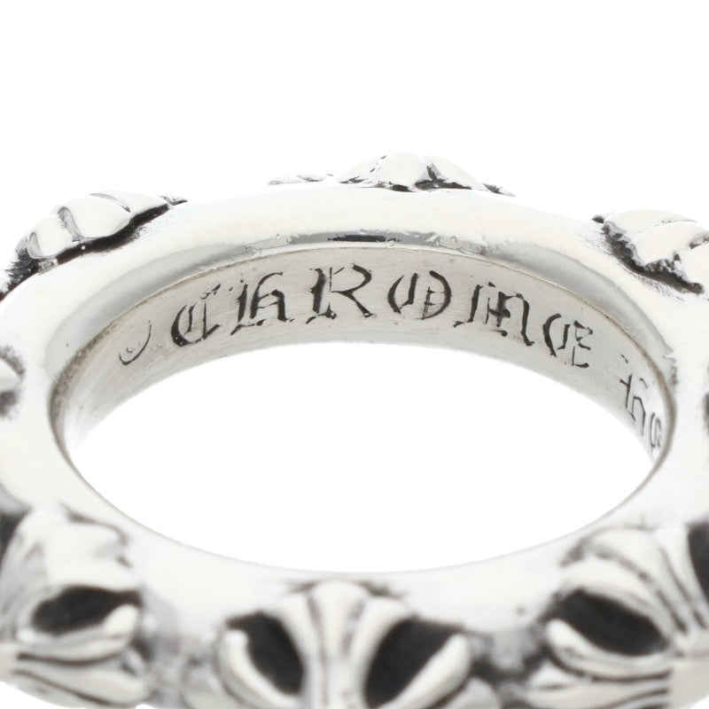 Chrome Hearts CROSS BAND Silver Ring Size US 5