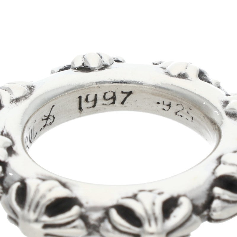 Chrome Hearts CROSS BAND Silver Ring Size US 5